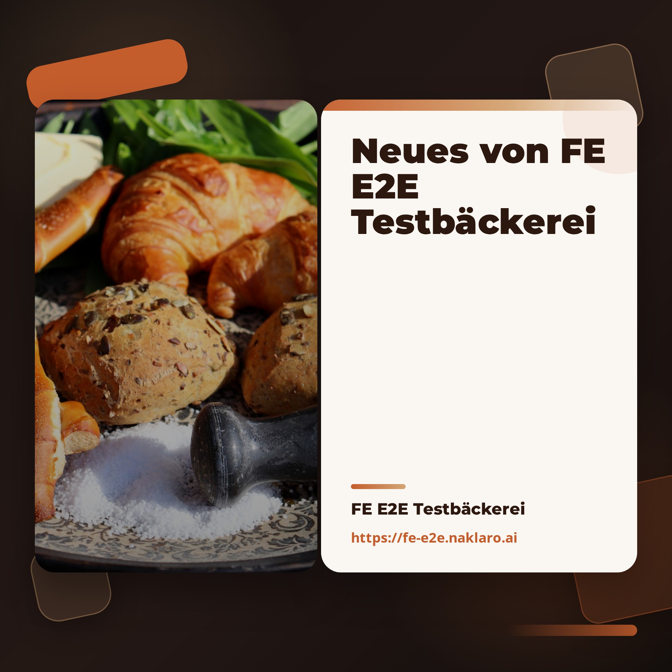 Frisch gebackene Spezialitäten